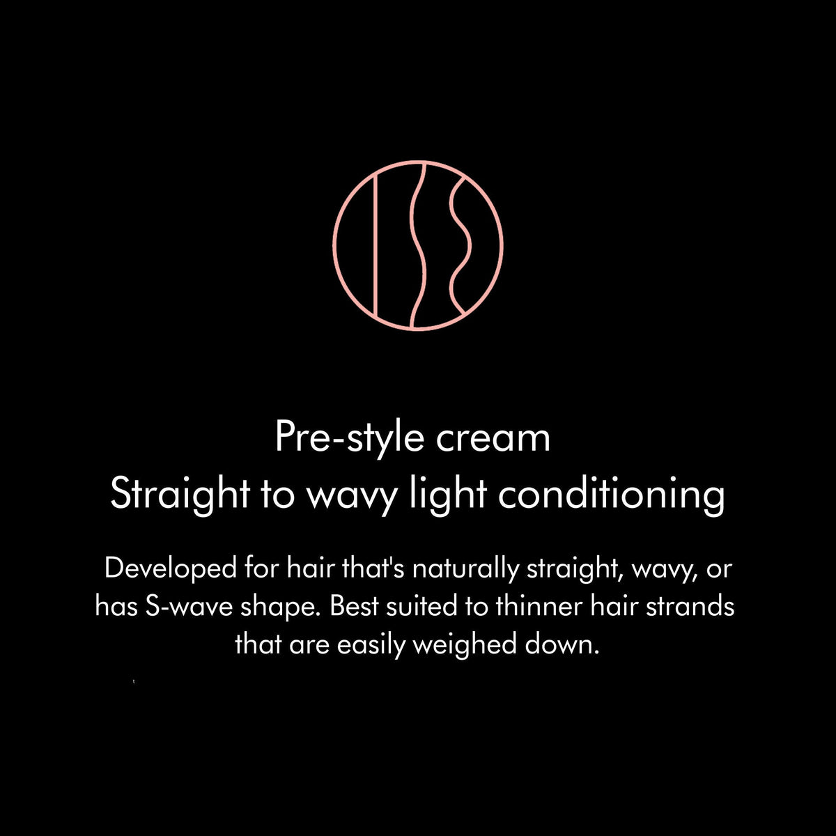 Chitosan Pre-Style Cream Straight to Wavy Light Conditioning