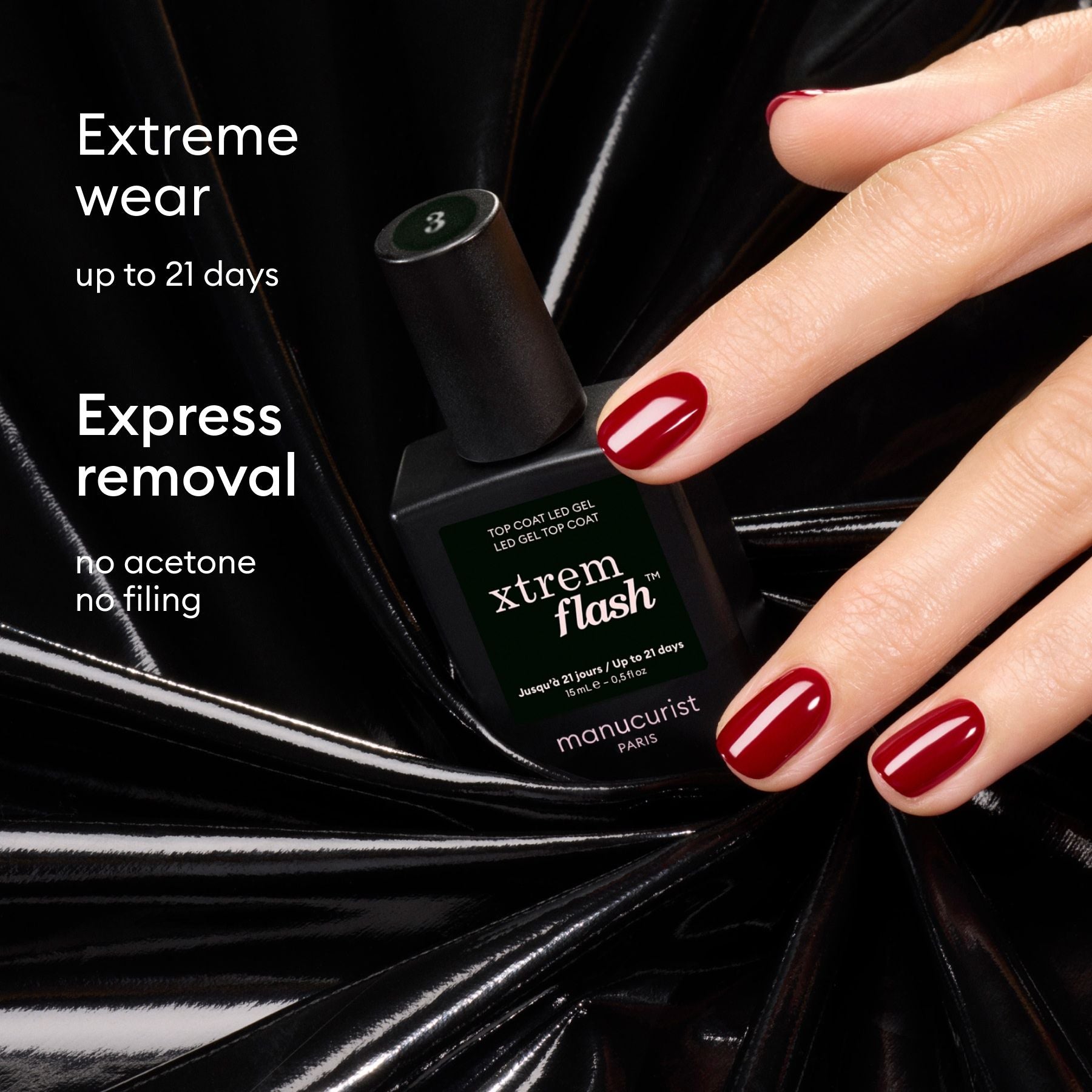 Xtrem Flash Long-Lasting Gel Nail Polish Top Coat